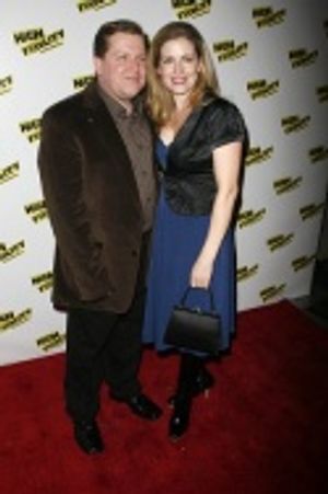 David Lindsay-Abaire and wife Photo