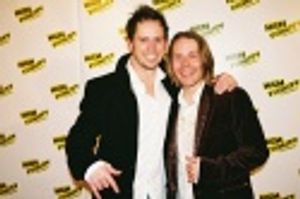 Andrew Call (Hipster/Roadie) and Justin Brill (Futon Guy) Photo