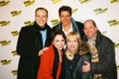 Danny Burstein, Troy Britton Johnson, Linda Griffin, Joanna Young and Jason Kravits Photo