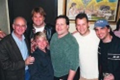 Rick Wolkenberg, Jeff Calhoun, Charles Buffet, Gary Maffet (center), Scott Prisand an Photo