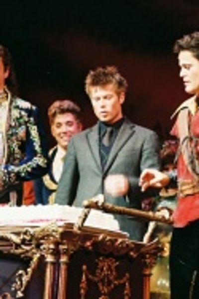 ABC's "All My Children'"s star Jacob Young and recent Beauty and the Beast Lumiere su Photo