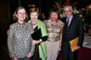 Ruth M. Feder, Anne Jackson, Helen S. Tucker and Eli Wallach Photo