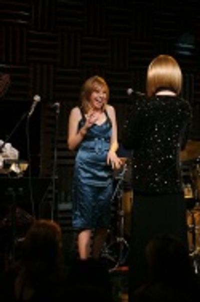 Simply Barbra introduced Lauren Frost, who audiences remember as
playing "young Barb Photo