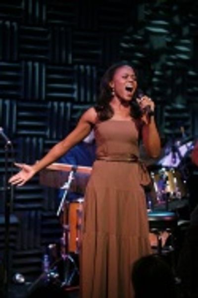 Nikki Renee Daniels reminded the audience that "there's no place like home"
for the  Photo