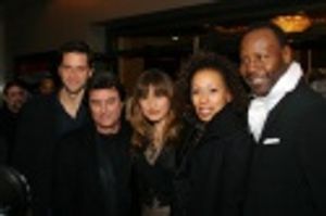 Peter Hermann, Ian McShane, Mariska Hargitay, Tamara Tunie and Gregory Generet Photo