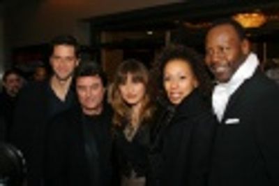 Peter Hermann, Ian McShane, Mariska Hargitay, Tamara Tunie and Gregory Generet Photo
