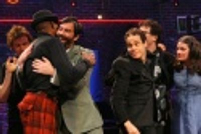 Bill T. Jones, Duncan Sheik, Steven Sater, Michael Mayer, and Lea Michele Photo