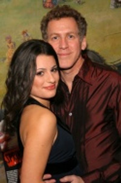 Lea Michele and Stephen Spinella Photo
