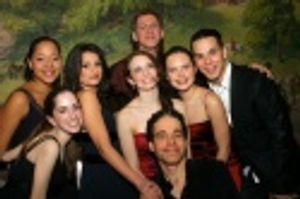 Lilli Cooper, Remy Zaken, Lea Michele, Phoebe Strole, Stephen Spinella, Steven Sater, Photo