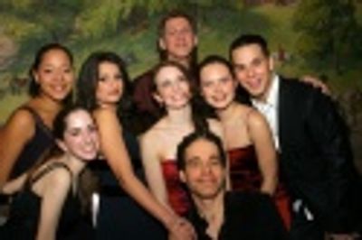 Lilli Cooper, Remy Zaken, Lea Michele, Phoebe Strole, Stephen Spinella, Steven Sater, Photo