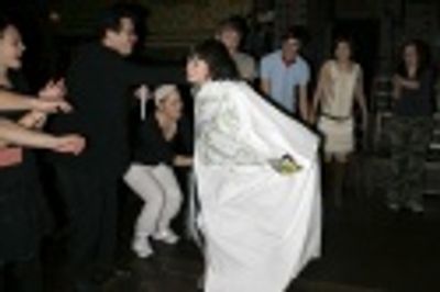 Krysta Rodriguez with Michael Mayer and cast Photo