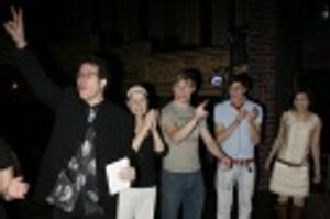 Michael Mayer, Christine Estabrook, Jonathan B. Wright and cast Photo