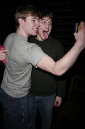 Jonathan B. Wright and Jonathan Groff Photo