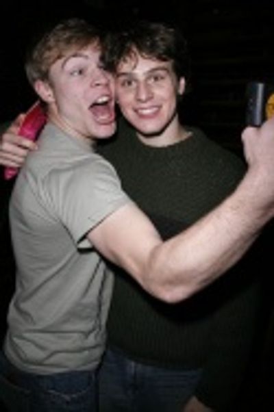 Jonathan B. Wright and Jonathan Groff Photo
