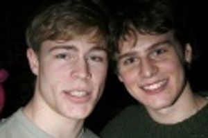 Jonathan B. Wright and Jonathan Groff Photo