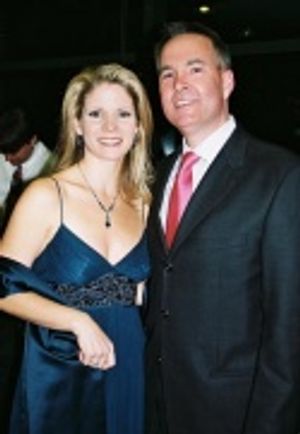 Kelli O'Hara and Charles McKay (NYFOS Managing Director) Photo