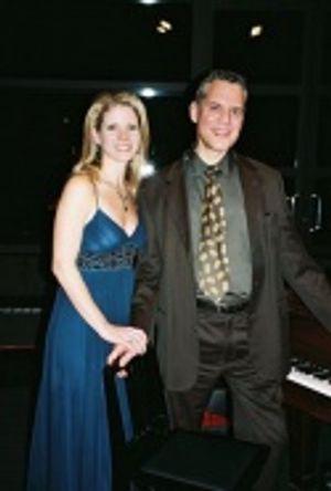 Kelli O'Hara and Steven Blier (NYFOS Co-Artistic Director) Photo