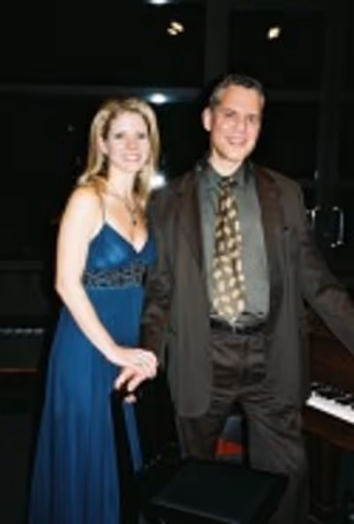 Kelli O'Hara and Steven Blier (NYFOS Co-Artistic Director) Photo