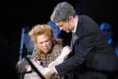 Struan Erlenborn, Carolee Carmello and Gregg Edelman (Nathan) Photo