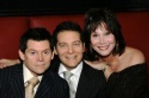 Terrence Flannery, Michael Feinstein and Michele Lee Photo