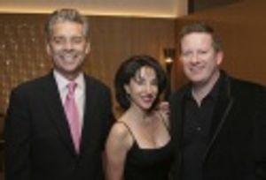 CTG Artistic Director Michael Ritchie, CTG Board Member Pamela Beck and Matthew Bourn Photo