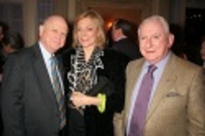 Gerald Schoenfeld, Jane Summerhays and Lionel Larner  Photo
