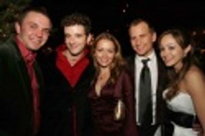 UPRIGHT Producer Shane Scheel, Michael Urie, Becki Newton, UPRIGHT Producer Chris Isa Photo