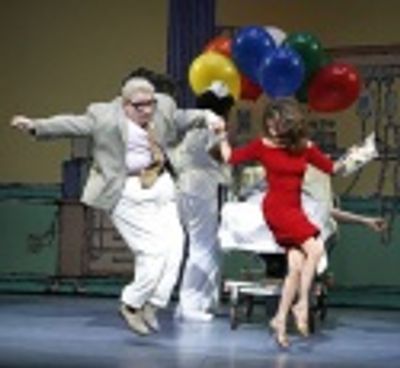 Martin Short and Susan Lucci, with Capathia Jenkins and Marc Shaiman Photo