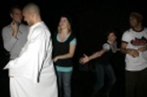 Dennis Stowe and cast members Photo