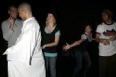 Dennis Stowe and cast members Photo