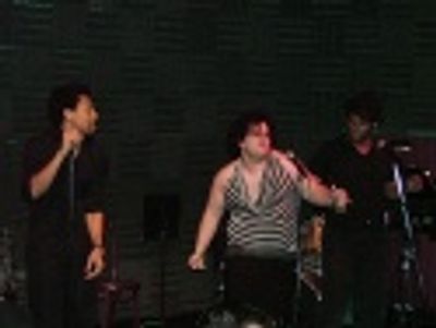 Derrick Baskin and Josh Gad Photo