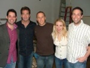 Steve Rosen, Huey Lewis, Jay Reiss, Sarah Saltzberg and David Rossmer Photo