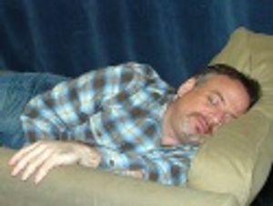 Marc Shaiman catches some Zzzzzz's Photo