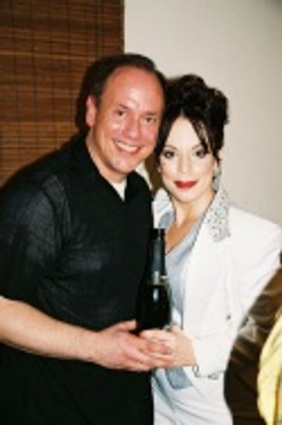 Leslie Kritzer with her voice teacher D. Michael Heath Photo