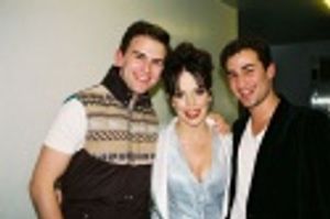 Daniel Reichard, Leslie Kritzer and Joey Dudding Photo