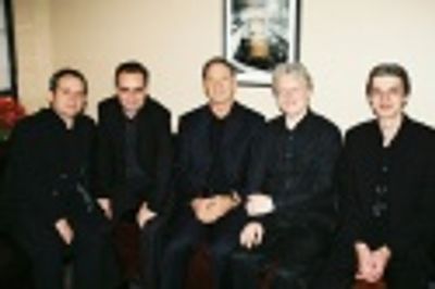 Ed Howard (Bass), Tedd Firth, Tom Wopat, Peter Grant (Drums) and Bob Malach (Sax) Photo