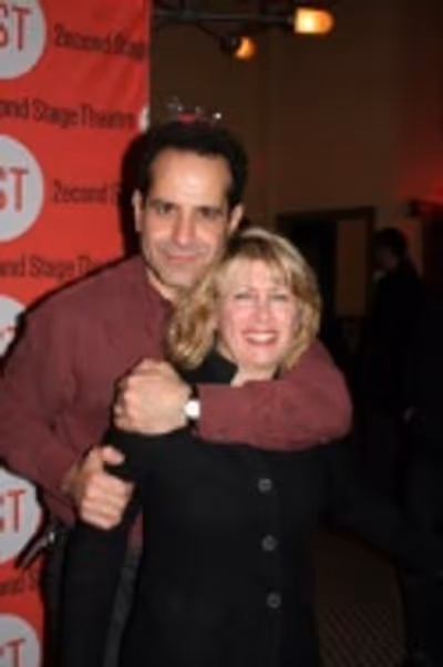 Tony Shalhoub and Carole Rothman (Artistic Director, Second Stage Theatre) Photo