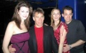 Kate Shindle, Stephen Schwartz, Julia Murney and John Tartaglia  Photo