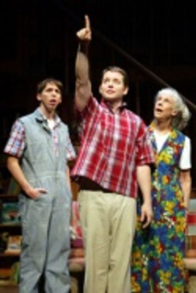 (l-r) Kevin Cahoon, Matthew Broderick and Frances Sternhagen  Photo