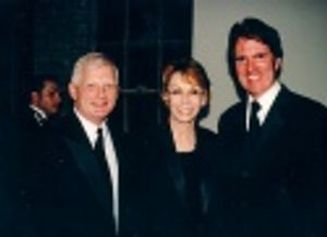 Honories Ted Snowdon and Rob Marshall are
joined by legendary Sandy Duncan
 Photo