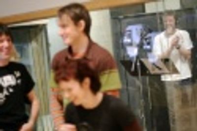 High Fidelity cast members, including Christian Anderson, Kirsten Wyatt and Will Chas Photo