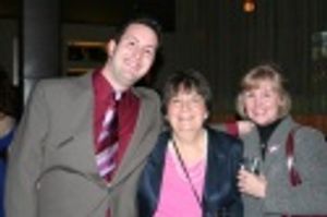 Shayne Miller (Paper Mill Press Manager), Mildred Heckmann (VIP Ticket Manager) and M Photo