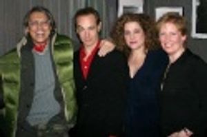 Tommy Tune, Jason Graae, Mary Testa and Liz Callaway after the show Photo