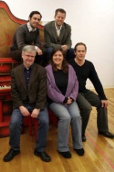 The creative team (clockwise from top left): Christopher Gatelli,Â Fred Lassen (Mus Photo