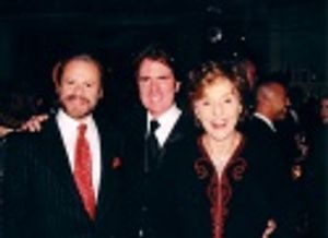 
Broadway "royalty", and producers, Barry & Fran Wiessler
congratulate Rob Marshall Photo