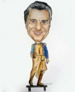 Artwork of Gary Beach as Thenardier Photo