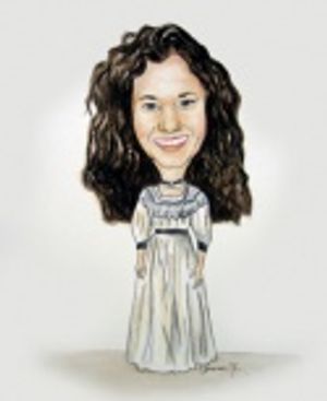 Artwork of Ali Ewoldt as Cosette Photo