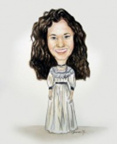 Artwork of Ali Ewoldt as Cosette Photo