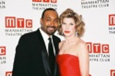 Jesse L. Martin and Christine Baranski Photo