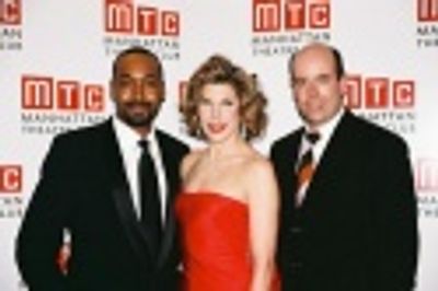 Jesse L. Martin, Christine Baranski and Christopher Ashley Photo
